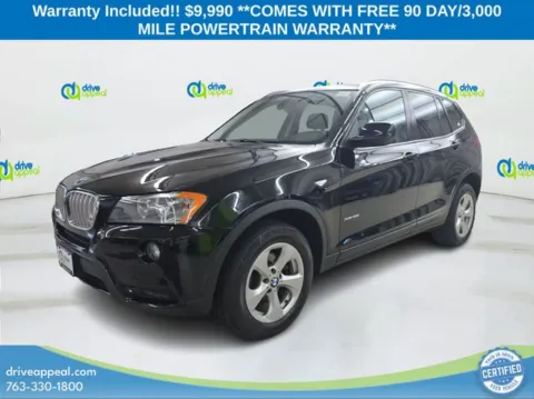 Black 2012 BMW X3 xDrive28i for sale in Eden Prairie, MN