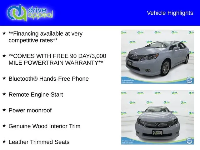 Lexus HS photo 12