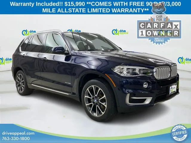 Blue 2017 BMW X5 xDrive35i for sale in Eden Prairie, MN