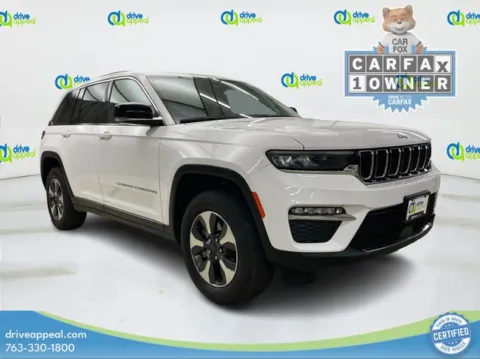White 2023 Jeep Grand Cherokee 4xe for sale in Eden Prairie, MN