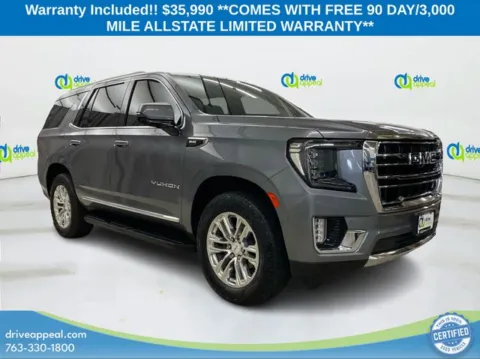 Silver 2021 GMC Yukon SLT for sale in Eden Prairie, MN