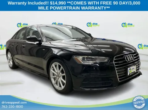 Black 2017 Audi A6 2.0T Premium for sale in Eden Prairie, MN