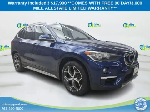 Blue 2019 BMW X1 xDrive28i for sale in Eden Prairie, MN