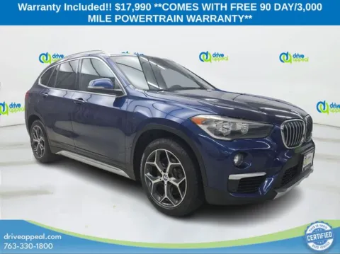 Blue 2019 BMW X1 xDrive28i for sale in Eden Prairie, MN