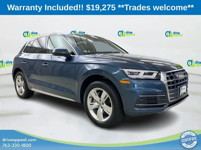 Blue 2018 Audi Q5 2.0T Premium Plus for sale in Eden Prairie, MN