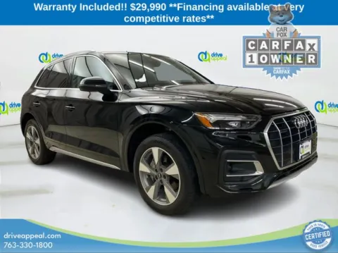 Black 2023 Audi Q5 40 Premium for sale in Eden Prairie, MN