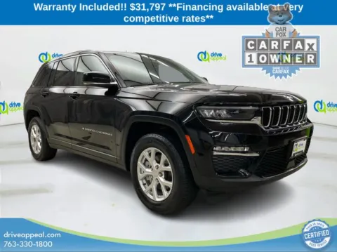 Black 2023 Jeep Grand Cherokee Limited for sale in Eden Prairie, MN