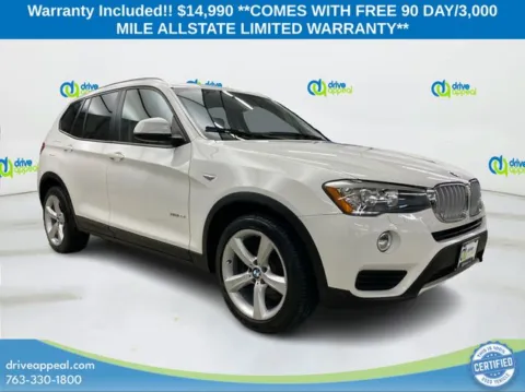 White 2017 BMW X3 sDrive28i for sale in Eden Prairie, MN