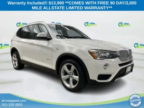 White 2017 BMW X3 sDrive28i for sale in Eden Prairie, MN
