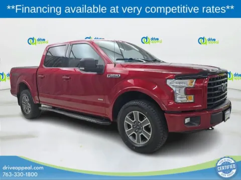 Red 2016 Ford F-150 XLT for sale in Eden Prairie, MN