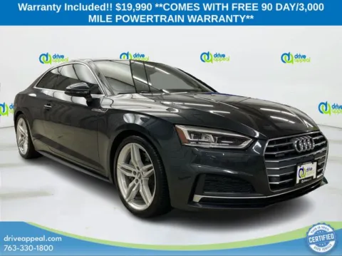Gray 2018 Audi A5 2.0T Premium Plus for sale in Eden Prairie, MN