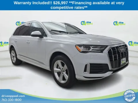 White 2020 Audi Q7 45 Premium for sale in Eden Prairie, MN