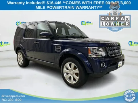 Blue 2014 Land Rover LR4 for sale in Eden Prairie, MN