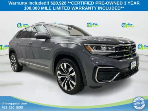 Gray 2020 Volkswagen Atlas Cross Sport 3.6L V6 SEL Premium R-Line for sale in Eden Prairie, MN