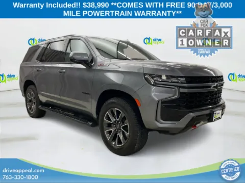 Gray 2021 Chevrolet Tahoe Z71 for sale in Eden Prairie, MN