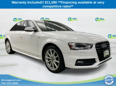 White 2014 Audi A4 2.0T Premium Plus for sale in Eden Prairie, MN