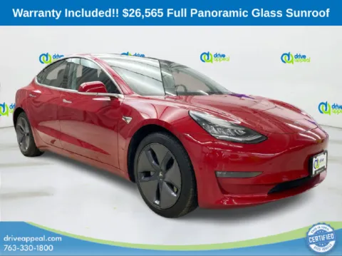 Red 2019 Tesla Model 3 Long Range for sale in Eden Prairie, MN