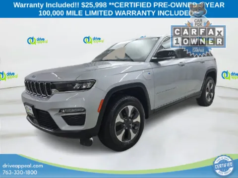Photos of 2022 Jeep Grand Cherokee 4xe for sale in Eden Prairie, MN at Drive Appeal Eden Prairie