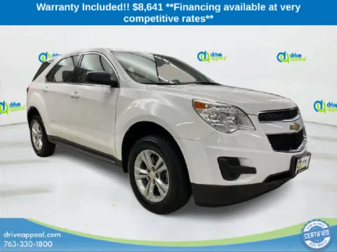 White 2015 Chevrolet Equinox LS for sale in Eden Prairie, MN