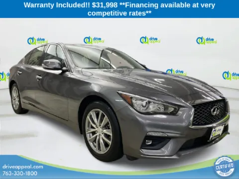 Gray 2024 INFINITI Q50 PURE for sale in Eden Prairie, MN