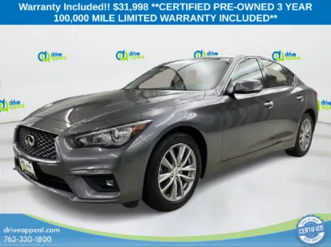 Photos of 2024 INFINITI Q50 PURE for sale in Eden Prairie, MN at Drive Appeal Eden Prairie