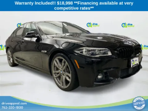 Black 2016 BMW 5 Series 535i xDrive for sale in Eden Prairie, MN