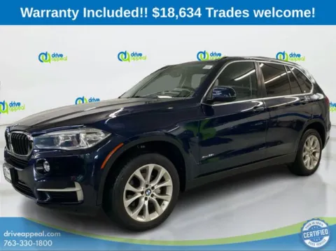 Blue 2016 BMW X5 xDrive35i for sale in Eden Prairie, MN