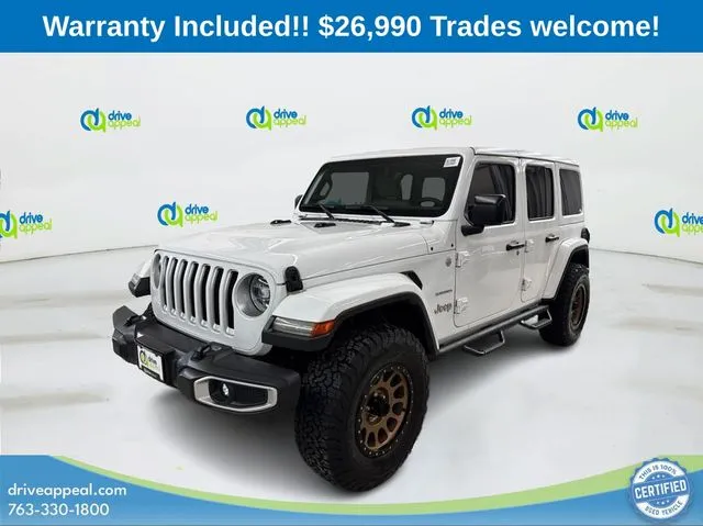 Used 2018 Jeep Wrangler Unlimited Sahara for sale in Eden Prairie
