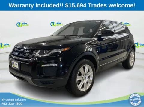 Black 2019 Land Rover Range Rover Evoque SE for sale in Eden Prairie, MN