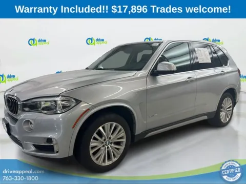 Silver 2016 BMW X5 xDrive35i for sale in Eden Prairie, MN