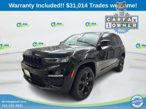 Black 2023 Jeep Grand Cherokee Limited for sale in Eden Prairie, MN