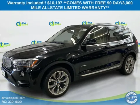 Black 2016 BMW X3 xDrive35i for sale in Eden Prairie, MN