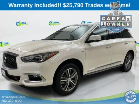 White 2020 INFINITI QX60 LUXE for sale in Eden Prairie, MN