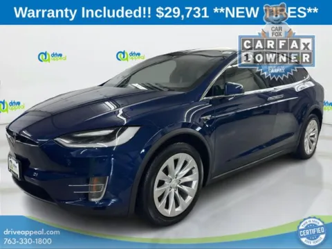 Blue 2016 Tesla Model X P90D for sale in Eden Prairie, MN