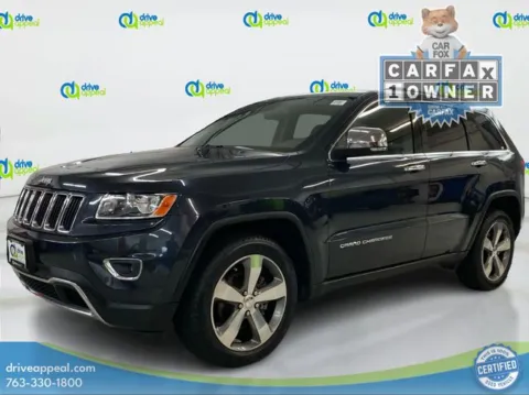 Blue 2015 Jeep Grand Cherokee Limited for sale in Eden Prairie, MN