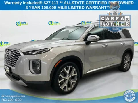 Silver 2022 Hyundai Palisade SEL for sale in Eden Prairie, MN