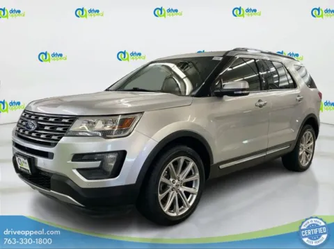 Silver 2016 Ford Explorer Limited for sale in Eden Prairie, MN