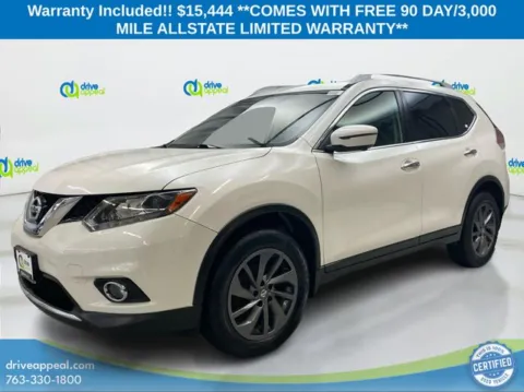 White 2016 Nissan Rogue SL for sale in Eden Prairie, MN
