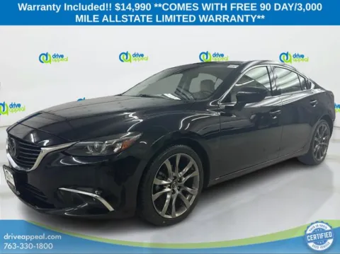 Black 2016 Mazda Mazda6 i Grand Touring for sale in Eden Prairie, MN