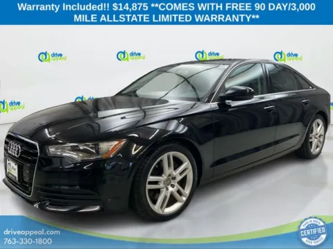 Black 2015 Audi A6 2.0T Premium Plus for sale in Eden Prairie, MN