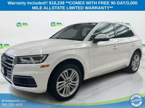 White 2018 Audi Q5 2.0T Premium Plus for sale in Eden Prairie, MN