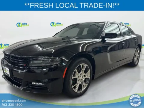 Black 2015 Dodge Charger SXT for sale in Eden Prairie, MN