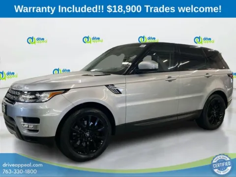 Silver 2014 Land Rover Range Rover Sport 3.0L V6 Supercharged HSE for sale in Eden Prairie, MN