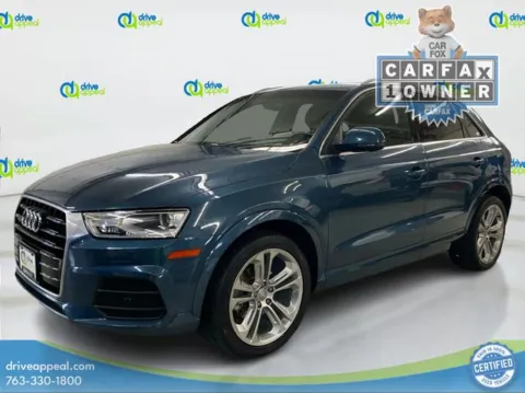 Blue 2017 Audi Q3 2.0T Premium Plus for sale in Eden Prairie, MN