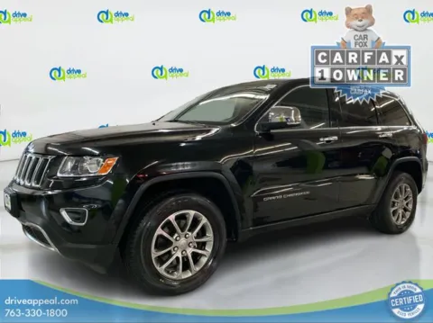 Black 2014 Jeep Grand Cherokee Limited for sale in Eden Prairie, MN
