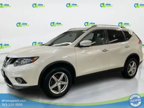 White 2015 Nissan Rogue SL for sale in Eden Prairie, MN