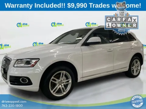 White 2014 Audi Q5 2.0T Premium Plus for sale in Eden Prairie, MN
