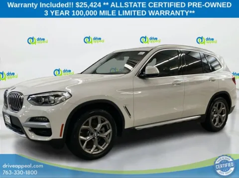 White 2021 BMW X3 xDrive30i for sale in Eden Prairie, MN