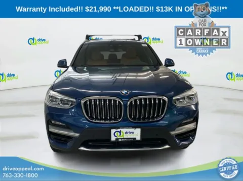 Photos of 2020 BMW X3 xDrive30i for sale in Eden Prairie, MN at Drive Appeal Eden Prairie