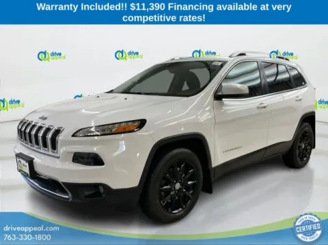 White 2014 Jeep Cherokee Limited for sale in Eden Prairie, MN